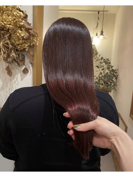 スクレ(s:;cre) 艶チェリーブラウンカラー