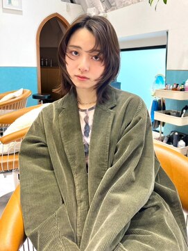 ロンド レグリーズ 立川(Lond leglise) イメチェン外ハネボブ美髪×ブリーチなしレイヤー韓国(立川)