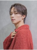 小久保styleフェザーパーマフェザーショートグレーエンドカラー