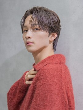 シティ(CITY) 小久保styleフェザーパーマフェザーショートグレーエンドカラー