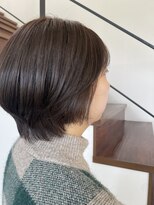 ビーヒアナウ 野々市市役所前店(BE HERE NOW N゜04) ショートボブ×ココアブラウン