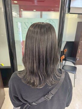 アイズ 本厚木(AIZU) グレージュ 髪質改善トリートメント