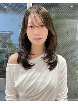 グリーン 町田(green) 【ミディアム】ワンカールで簡単に可愛くなるレイヤースタイル