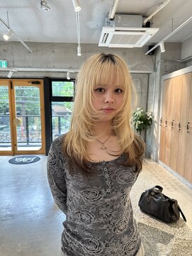 オムズポカ 栄矢場町店(OM's poka) ミディアムレイヤー/韓国レイヤー