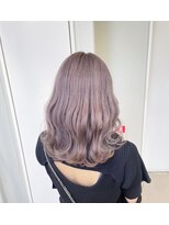 ヘアサロン ガリカ 表参道(hair salon Gallica)&nbsp;透け感ハイトーンラベンダー/大人可愛いミディアム