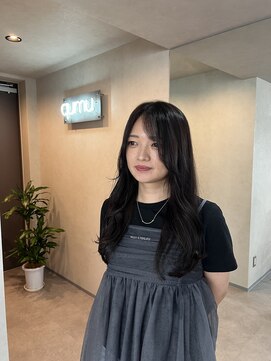 クム 横浜(qumu) ロング×韓国風暗髪 qumu横浜