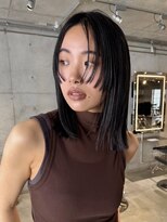 スクリーンギンザメゾン 銀座(SCREEN GINZA MAISON.)&nbsp;黒髪カタログ/クラゲヘアー/オリーブ/銀座