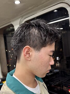 ニコ トウキョウ ロジック(nico TOKYO Logic) 刈り上げアップバングスパイキーショートパーマスパイラルパーマ