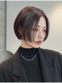 コンパクトボブ／ミニマムで洗練された印象に
