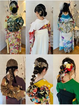 【駐車場完備！早朝のご予約もOK】プロの技術で特別な日をより華やかに演出♪成人式/卒業式のみ対応可能◎