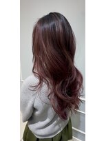 ネオリーブギンザ 銀座店(Neolive GINZA)&nbsp;(銀座) バレイヤージュ　チェリーレッド