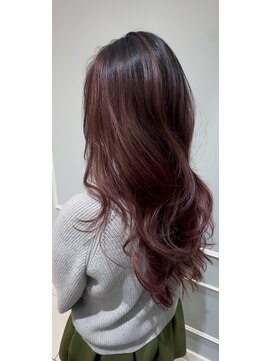 ネオリーブギンザ 銀座店(Neolive GINZA) (銀座) バレイヤージュ　チェリーレッド