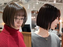 シルエットで魅せる、質感まで計算されたボブデザイン