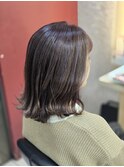 春のおすすめ白髪ぼかしハイライト ラベンダーアッシュ