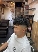 クロップアイロンパーマ<理容室>【吉祥寺/吉祥寺バーバー】