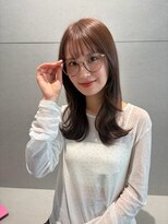 トリッカ 銀座(tricca)&nbsp;顔まわりレイヤー/韓国ヘア/艶髪ミディアム