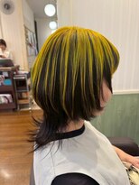 ビーズ アモール 尾張旭店(B's) アンブレラカラー、ウルフカット