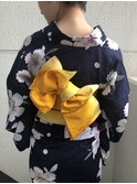 浴衣着付け＆セット￥6480