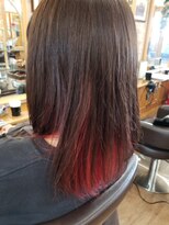 ルークス 中央林間(LOOOKS)&nbsp;グレージュカラーとボルドー系インナーカラー