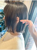 【遠藤　駿】切りっぱなしボブ☆デザインカラーローライト新宿
