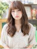 フリンジウェーブで外国人風グラマラスロングa上尾20代30代40代