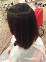 ソルシエールドゥアラジン(Sorciere de aladdin)&nbsp;手ブローで毛先まで潤サラ縮毛矯正