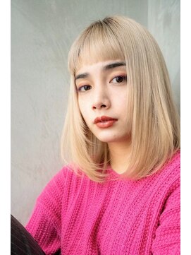 ブエナビスタ(BUENA VISTA) ☆BUENAVISTA☆ブロンドワンレンボブ　ワンカール