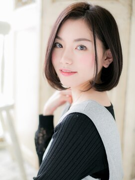 モッズ ヘア 福岡姪浜店(mod's hair) *mod's姪浜*…黒髪小顔矯正立体カット前下がりAラインボブe