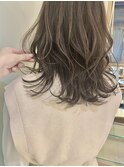 目黒/品川 ホワイトグレージュミニウルフデジタルパーマ