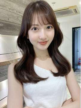 フォンズ(FONS) くびれミディ　くびれヘア 顔まわりカット 韓国ヘア【学割あり】