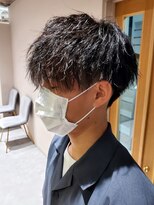 トローノ 栄(TRONO)&nbsp;【TRONO　岩田】ツーブロックマッシュソフトツイストパーマ