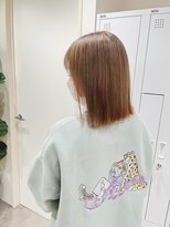 チェレ ロッソ 金剛店(Chere rosso)&nbsp;チョコレートブラウン/肩上ワンレンボブ/前髪あり