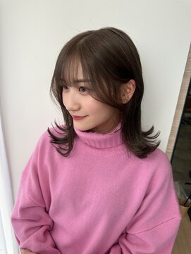 イオエ 岡本(ioe) 髪質改善/チェリーブラウン/モード/ダークアッシュ/イメチェン