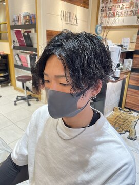 アース オーセンティック 長崎浜町店(EARTH Authentic) 大人の色気たっぷりツイストスパイラルセンターパート