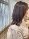 縮毛矯正 髪質改善 ミディアムレイヤー 横浜