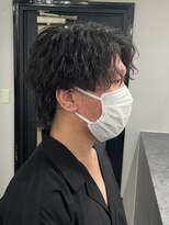 アイトーキョー 渋谷(AI TOKYO)&nbsp;波巻きハイライトマッシュパーマウルフ[渋谷駅]