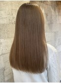 ミルクティーベージュダブルカラーインナーカラーケアブリーチ