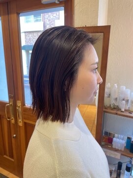 アルジス(aruJisu) ボブ×アプリコットカラー