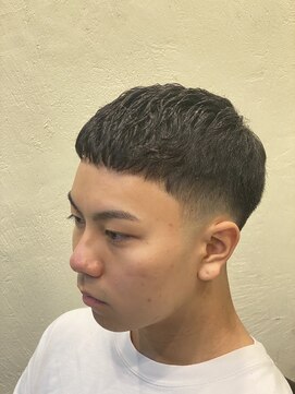 スカイマスターバーバー 渋谷(SKY MASTER BARBER) クロップスタイル[渋谷/理容室/バーバー/フェード]