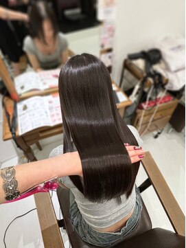 ハピネス 梅田茶屋町店(HAPPINESS) 韓国レイヤーロング 髪質改善 縮毛矯正 ストレート