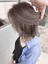 ロゼ 六甲道(ROSE)&nbsp;【神戸/六甲道】白髪ぼかしハイライト/レイヤーボブ@HIRO