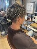 [メンズカラー] カット　金ハイライト　11000円