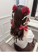 【ヘアメ】王道可愛い*あみたらしハーフツイン*新井