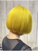 ケアブリーチダブルカラーインナーカラーショートボブレイヤー