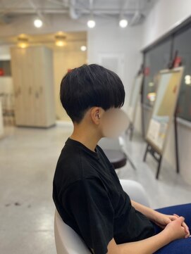 メンズカット バイ ソイクフ(メンズカット by SOY-KUFU) MEN'S HAIR黒髪刈り上げマッシュ