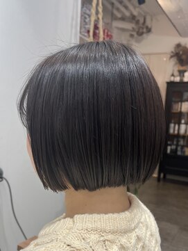 リビュー(re view) 《re view MIRU》ミニボブ/アッシュブラックカラー