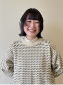 顔周りカット/グレージュ