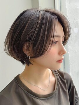 レヴ 草加店(LEV.) イメチェン　外ハネ　ボブ　美髪　ワイドバング　ブルーブラック