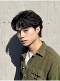 フェザーパーマ/センターパート波巻きツイストスパイラル