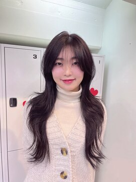 シェノン バイ アランスミシー 表参道(CHAINON by Alan smithee) ラベンダーブラウン×ロングハッシュカット